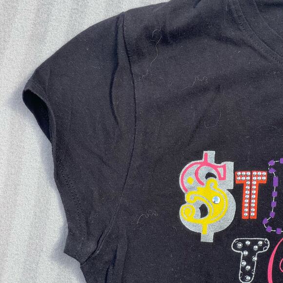 G Unit T-Shirt Embellished Laughing Bank Womens Size Large Gaphic - Picture 5 of 9